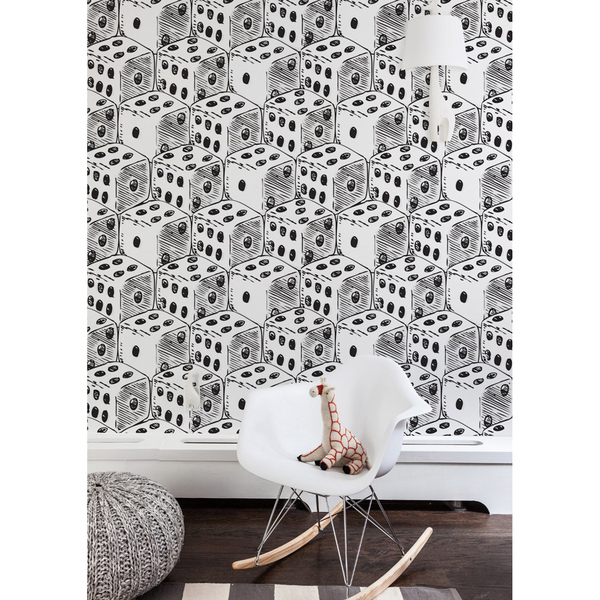 Fotobehang Gooi de dobbelstenen, laat hem geluk hebben