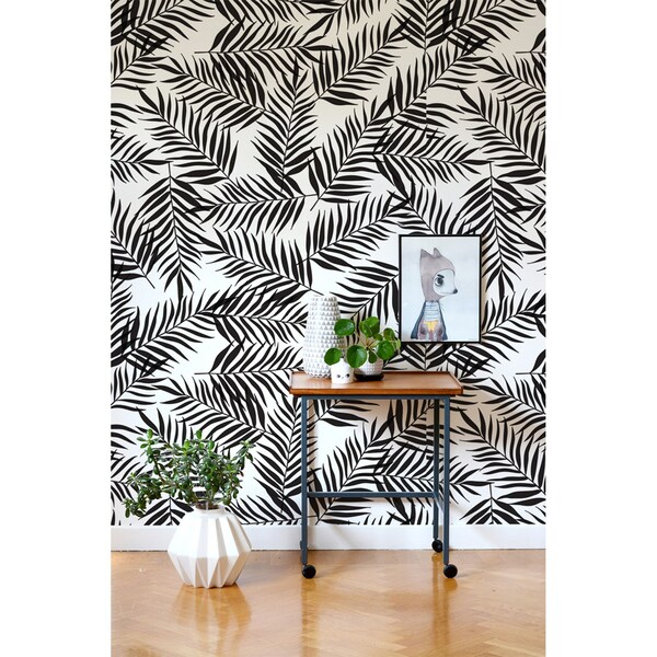 Fotobehang Palmschaduwen