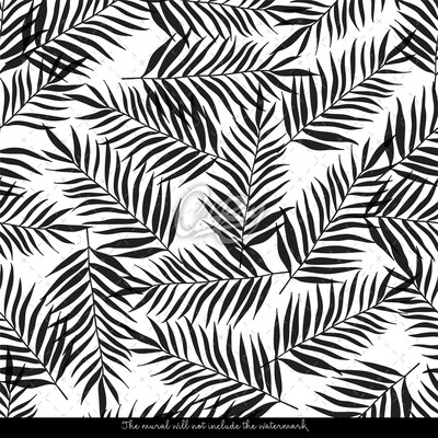 Fotobehang Palmschaduwen