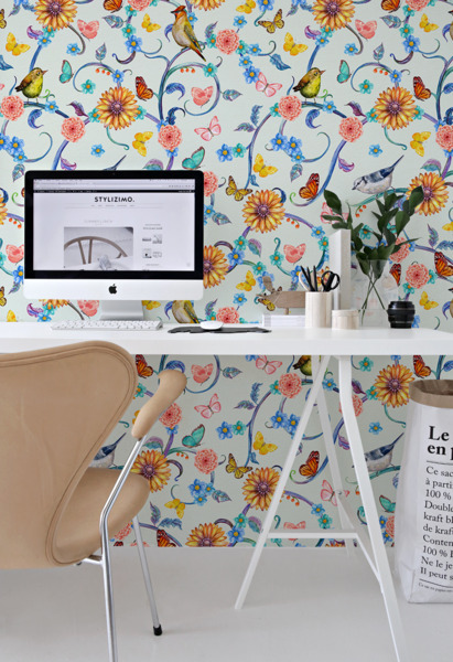 Fotobehang Het sprookje van de weide