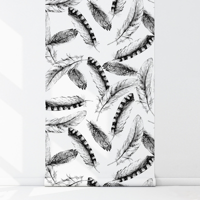 Fotobehang De lichtheid van pluizige veren