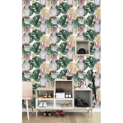 Fotobehang Papegaaienhuis