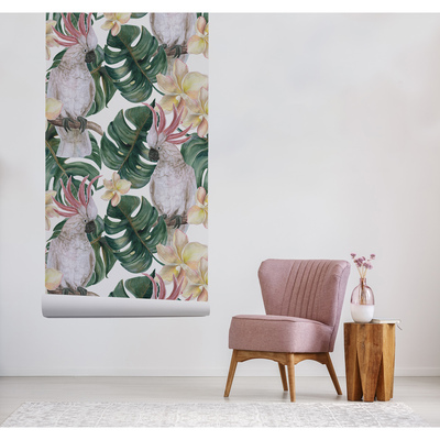 Fotobehang Papegaaienhuis