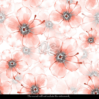 Fotobehang Oranje, maar subtiel