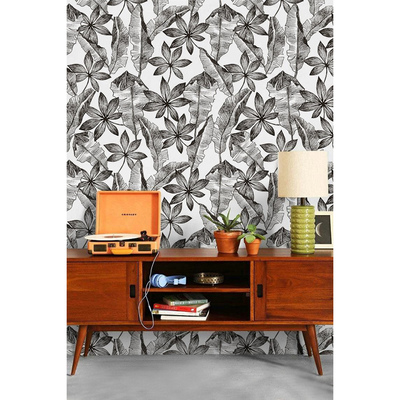 Fotobehang Minimalistische bladeren