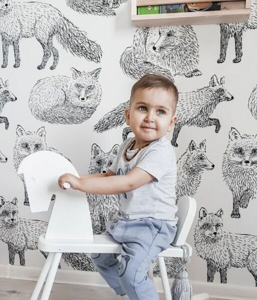 Fotobehang De vos heeft hier een hol