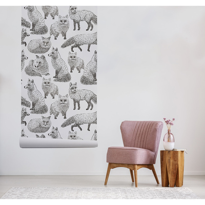 Fotobehang De vos heeft hier een hol