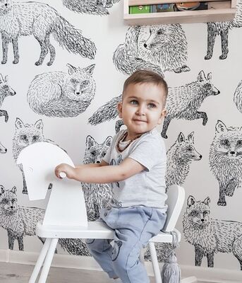 Fotobehang De vos heeft hier een hol