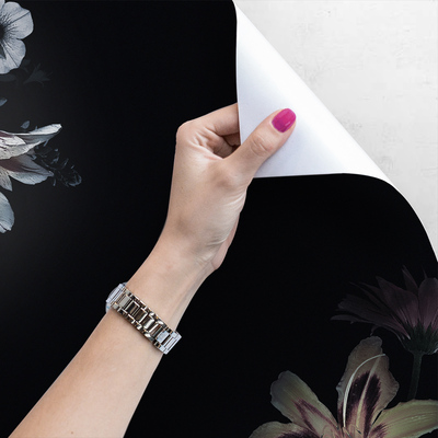 Fotobehang De lange donkere nacht in de tuin