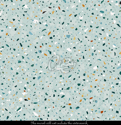 Fotobehang Lichtgroen Terrazzo