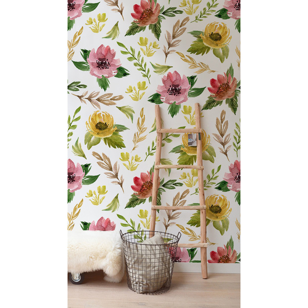 Fotobehang Wilde Bloemenheuvel