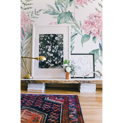 Fotobehang Boeiend subtiele bloemen