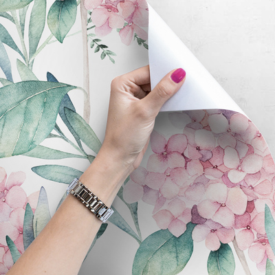 Fotobehang Boeiend subtiele bloemen