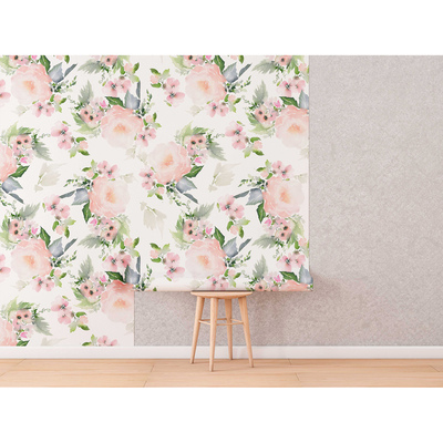 Fotobehang Een bloemrijk moment van rust