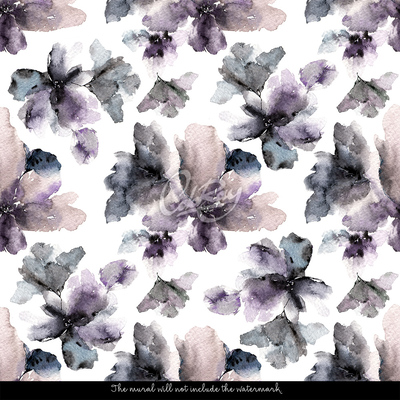 Fotobehang Bloemen Schaduw Magie