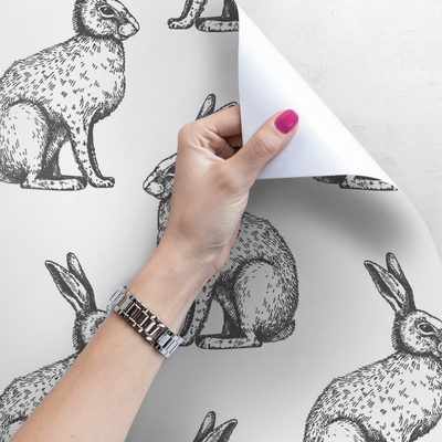 Fotobehang Grijze Hazen