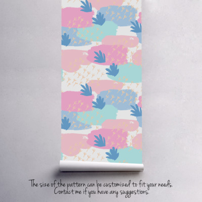 Fotobehang Pastelkleurige vlakten