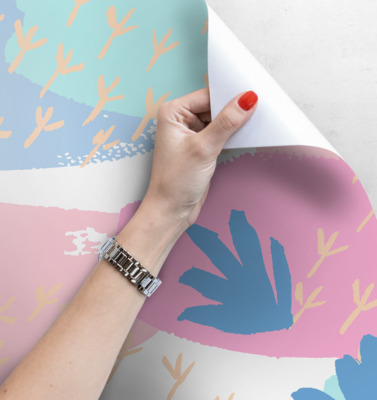 Fotobehang Pastelkleurige vlakten