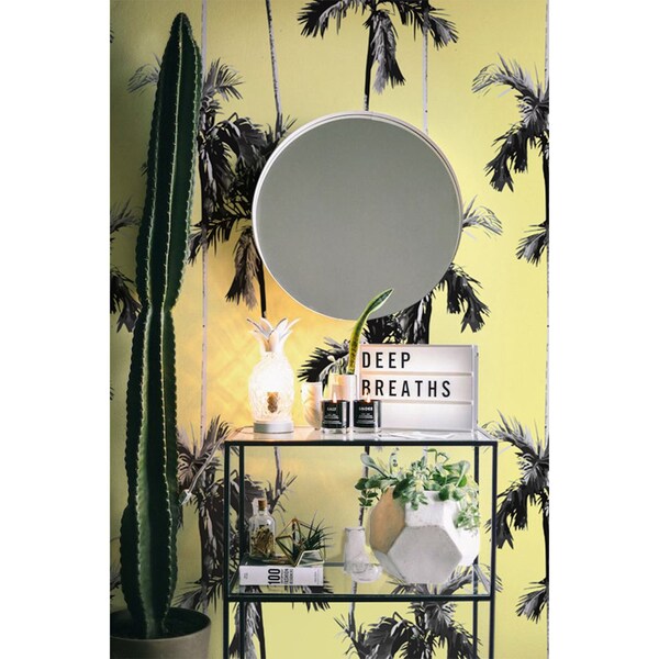 Fotobehang De aangename koelte van de paradijspalmbladeren