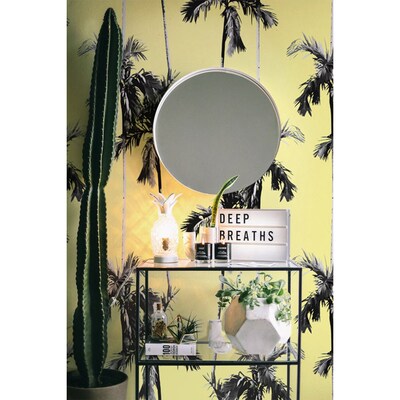 Fotobehang De aangename koelte van de paradijspalmbladeren