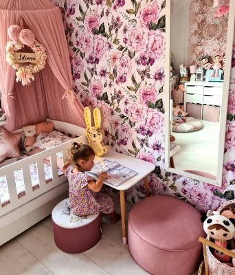 Fotobehang Achter het Engelse hek