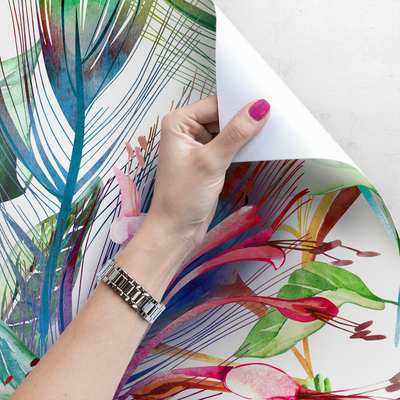 Fotobehang Kleurrijke struik