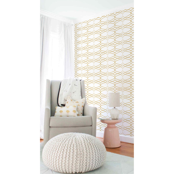 Fotobehang Gouden abstracties