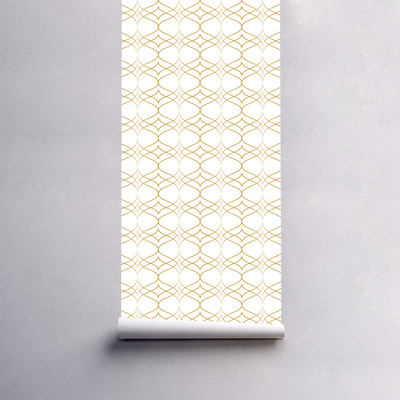 Fotobehang Gouden abstracties