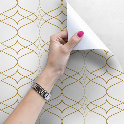 Fotobehang Gouden abstracties