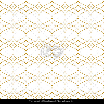 Fotobehang Gouden abstracties