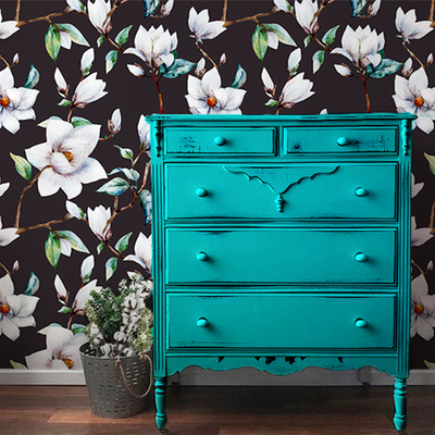 Fotobehang Fijne takken