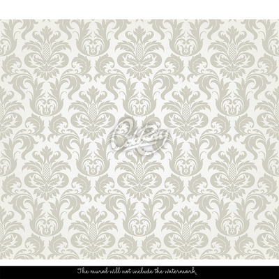 Fotobehang Bloemen op jacquard