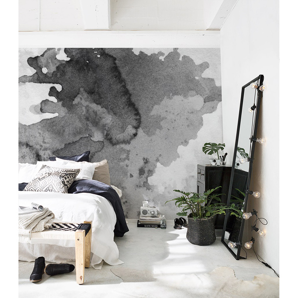 Fotobehang Gemorste inkt