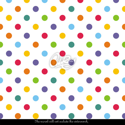 Fotobehang Kleurrijke stippen