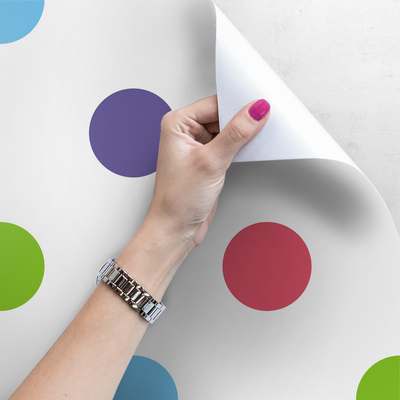 Fotobehang Veelkleurige stippen