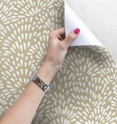 Fotobehang Beige Tranen