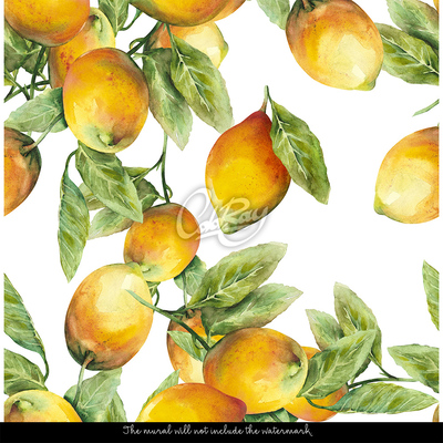 Fotobehang Sappige citroenen