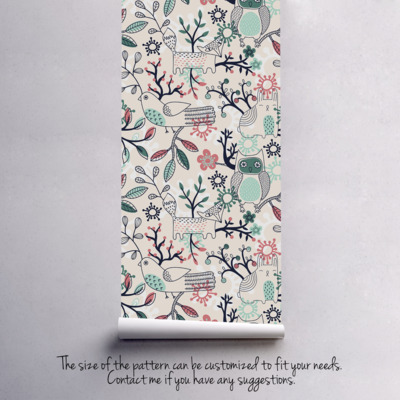 Fotobehang Verhalen uit het bos