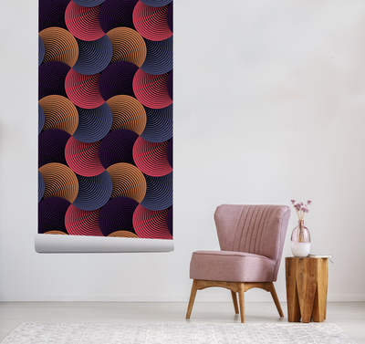 Fotobehang Kleurrijke cirkels