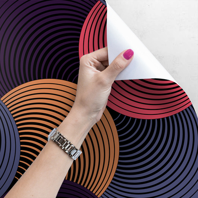 Fotobehang Kleurrijke cirkels