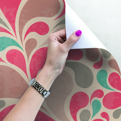 Fotobehang Batterij opladen in retrostijl