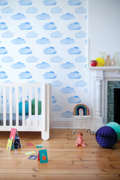 Fotobehang Kleine wolken