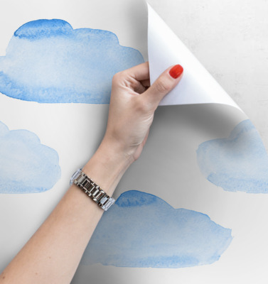 Fotobehang Kleine wolken