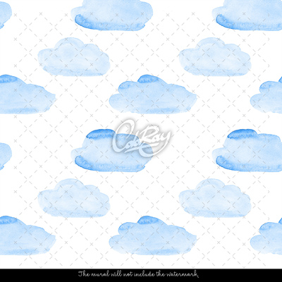 Fotobehang Kleine wolken