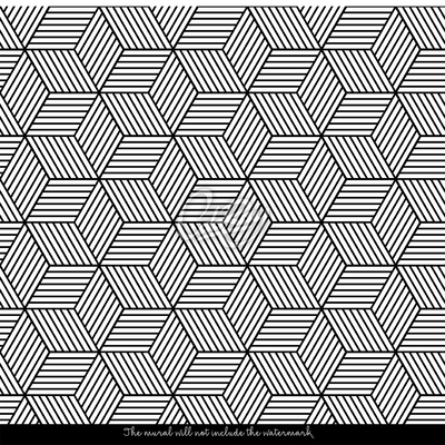 Fotobehang Designer Squares in Zwart