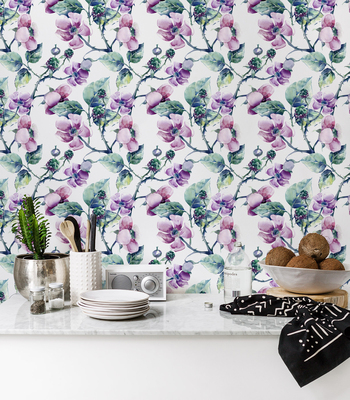 Fotobehang Heldere braam