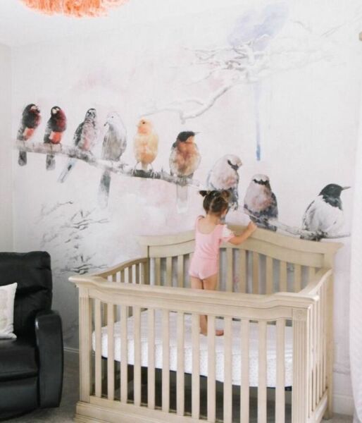 Fotobehang Vogelgesprekken