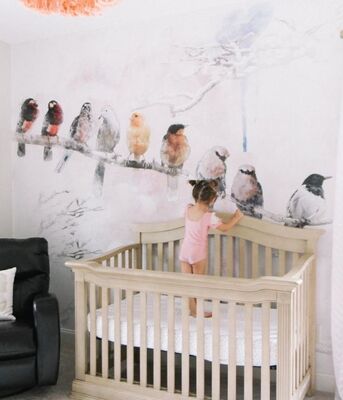 Fotobehang Vogelgesprekken