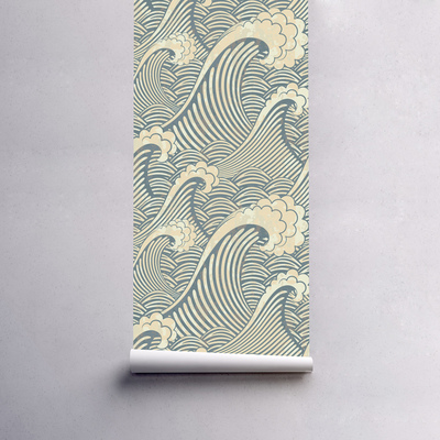 Fotobehang Het geluid van zeegolven