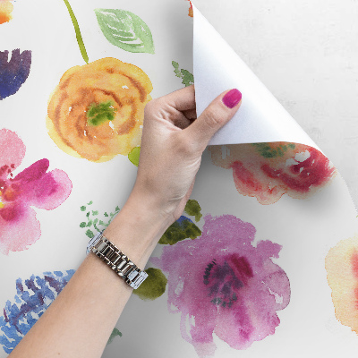 Fotobehang Zomertuin vol bloemen